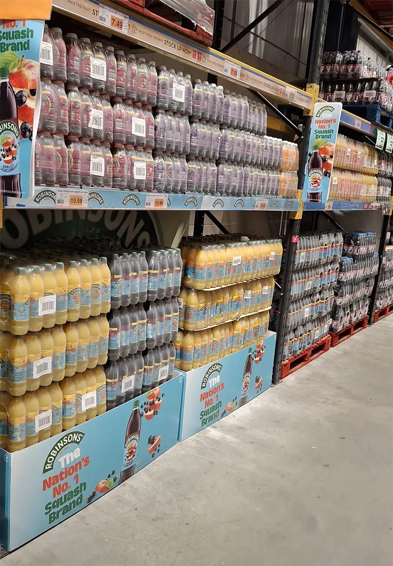 Merchandising in depot